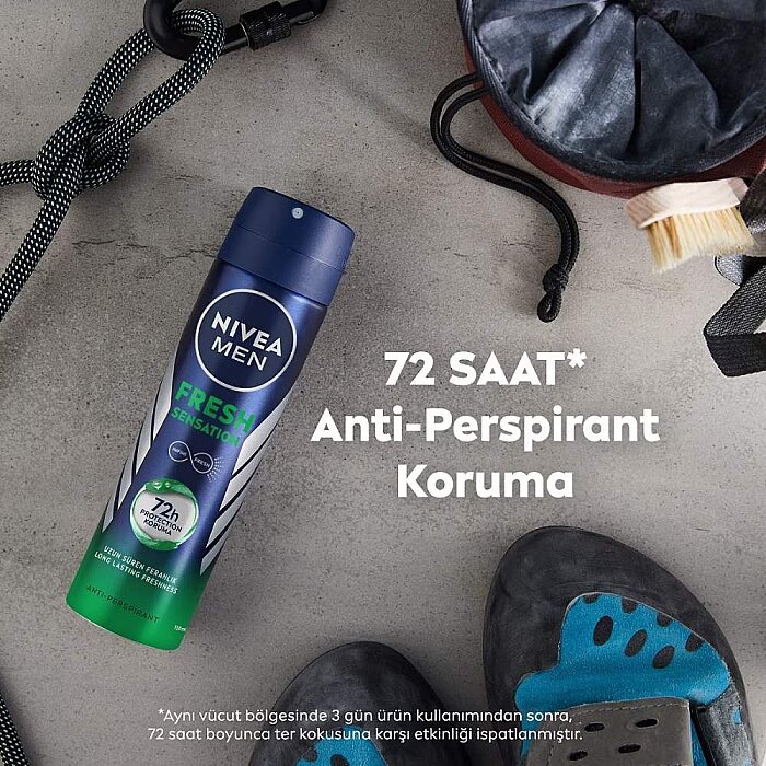 Nivea Men Fresh Sensation Deo Sprey 150 Ml - 5