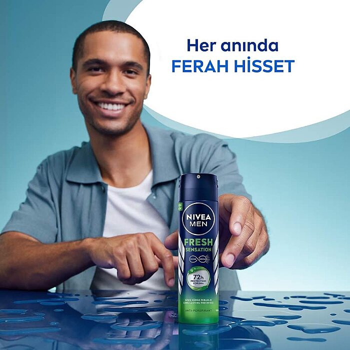 Nivea Men Fresh Sensation Deo Sprey 150 Ml - 3