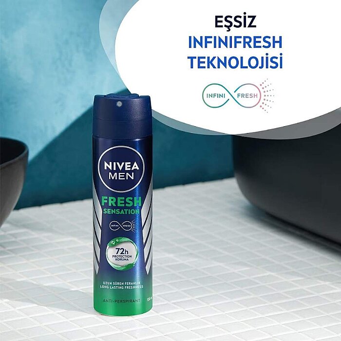 Nivea Men Fresh Sensation Deo Sprey 150 Ml - 2