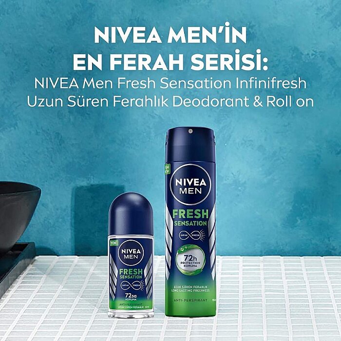 Nivea Men Fresh Sensation Roll-On 50 Ml - 5