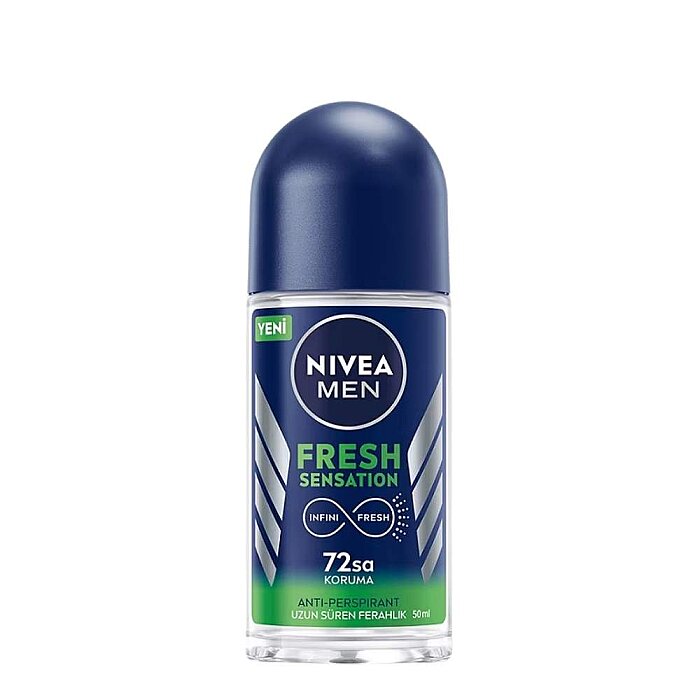 Nivea Men Fresh Sensation Roll-On 50 Ml - 1