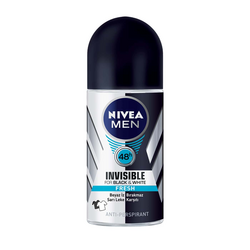 Nivea Men Invisible Black&White Fresh Roll-On 50 Ml - Thumbnail