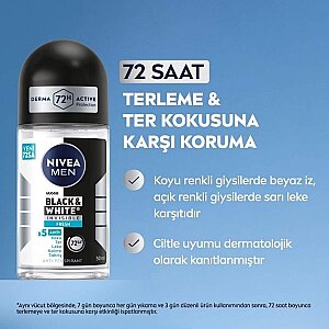Nivea Men Invisible Black&White Fresh Roll-On 50 Ml - 2