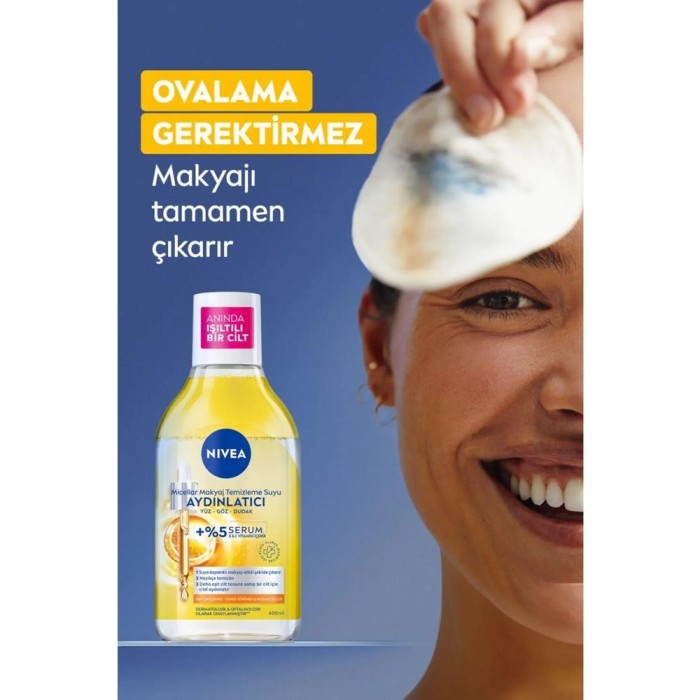 Nivea Micellar Brightening Makyaj Temizleme Suyu 400 Ml