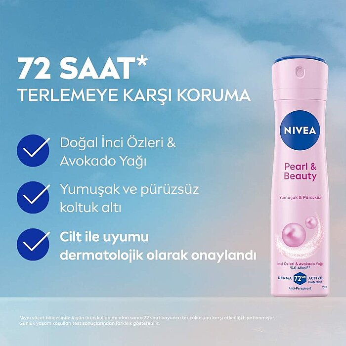 Nivea Pearl&Beauty Kadın Deodorant 150 Ml - 2