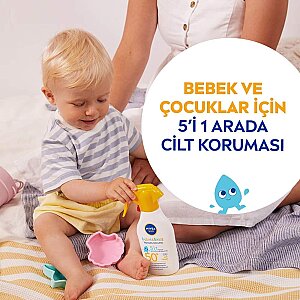 Nivea Sun Babies & Kids Hassas Koruma Güneş Koruyucu Sprey SPF50 270 Ml - 3