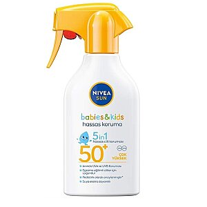 Nivea Sun Babies & Kids Hassas Koruma Güneş Koruyucu Sprey SPF50 270 Ml - Nivea Sun