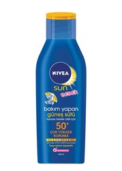 Nivea Sun - Nivea Sun Baby Bakım Yapan Güneş Sütü 50+ Faktör 200 Ml