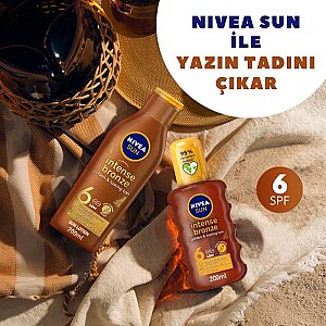 Nivea Sun Deep Tan Oil Spray SPF6 200 Ml - 3