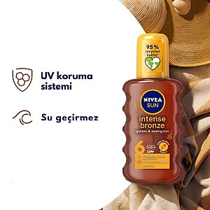 Nivea Sun Deep Tan Oil Spray SPF6 200 Ml - 4