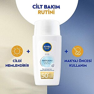 Nivea Sun Hafif Dokulu Yüz Güneş Koruma SPF50 40 Ml - 4