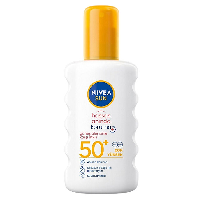 Nivea Sun Hassas Alerji Koruma Sprey Spf50+ 200 Ml - 1