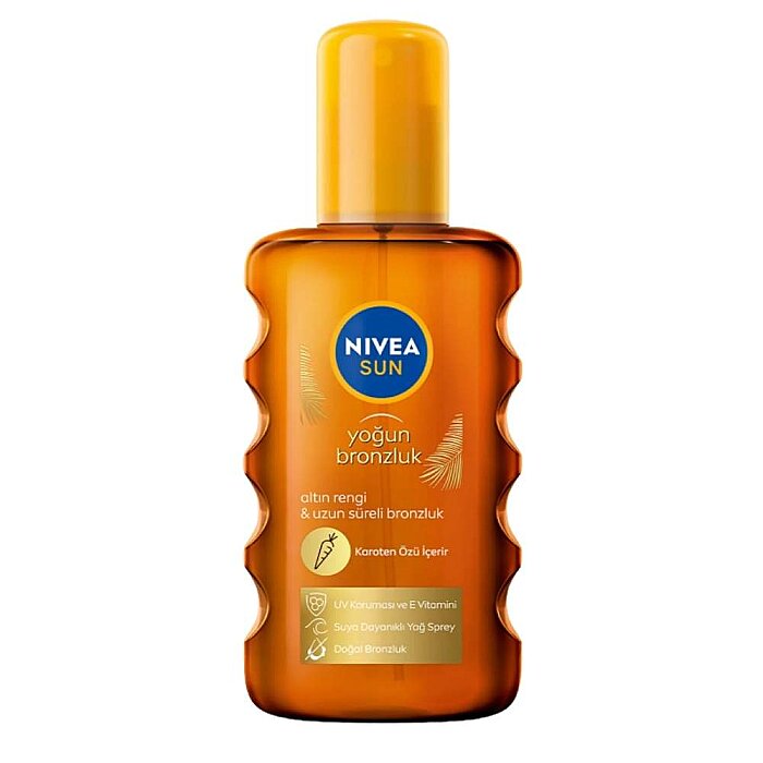 Nivea Sun Karoten Özlü Güneş Yağı Bronzlaştırıcı Sprey 200 Ml - 1