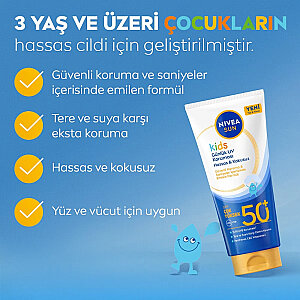 Nivea Sun Kids Daily UV Protection Spf50+ 100 Ml - 2