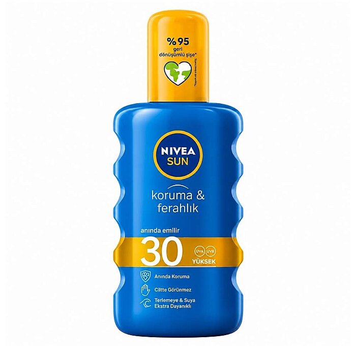 Nivea Sun Koruma ve Ferahlık Transparan Güneş Spreyi Spf30 200 Ml - 1