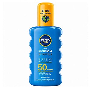 Nivea Sun Koruma&Bronzluk Arttırıcı Güneş Spreyi Spf50 200 Ml - Nivea Sun