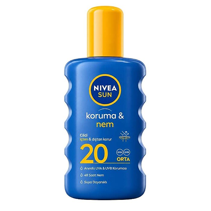 Nivea Sun Koruma&Nemlendirici Güneş Spreyi Spf20 200 Ml - 1