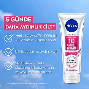 Nivea Super10 Mükemmel Aydınlık Vücut Serumu 170 Ml - 2