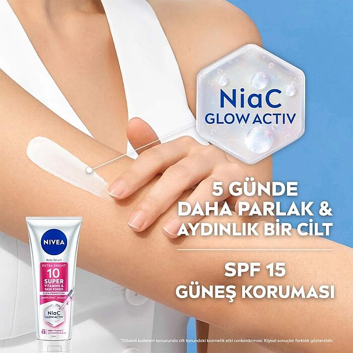 Nivea Super10 Mükemmel Aydınlık Vücut Serumu 170 Ml - 3