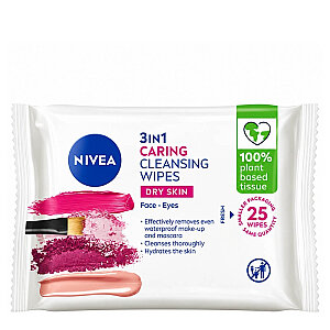 Nivea Visage 3in1 Kuru Makyaj Temizleme Mendili 25'li - Nivea Visage