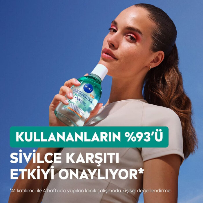 Nivea Visage Derma Skin Clear Micellar Makyaj Temizleme Suyu 400 Ml - 5