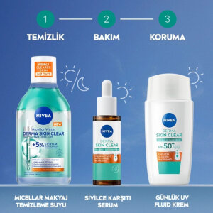 Nivea Visage Derma Skin Günlük SPF50 UV Fluid Krem 40 Ml - 6