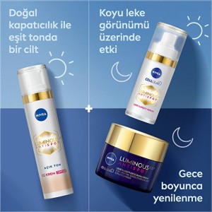 Nivea Visage Luminous 630 Koyu Leke Karşıtı SPF30 CC Yüz Kremi Açık Ton - Thumbnail