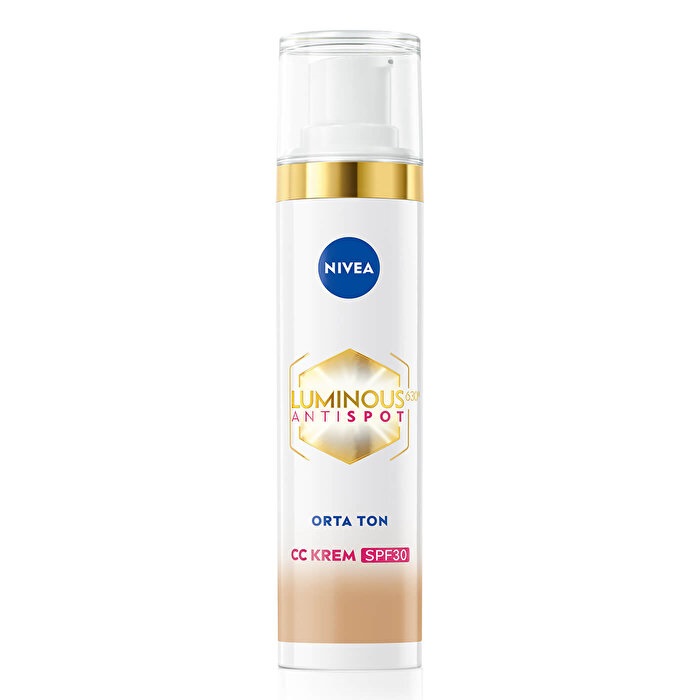 Nivea Visage Luminous 630 Koyu Leke Karşıtı SPF30 CC Yüz Kremi Orta Ton