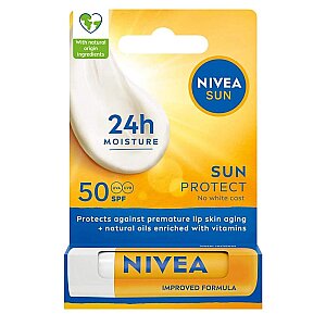 Nivea Yüksek Güneş Korumalı SPF50+ Dudak Bakım Kremi 4.8 Gr - 1