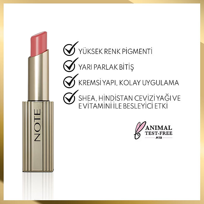 Note Aura Silk Lipstick 08 - 3
