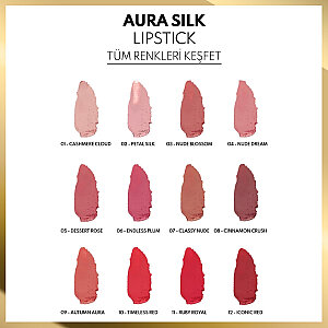 Note Aura Silk Lipstick 08 - 4