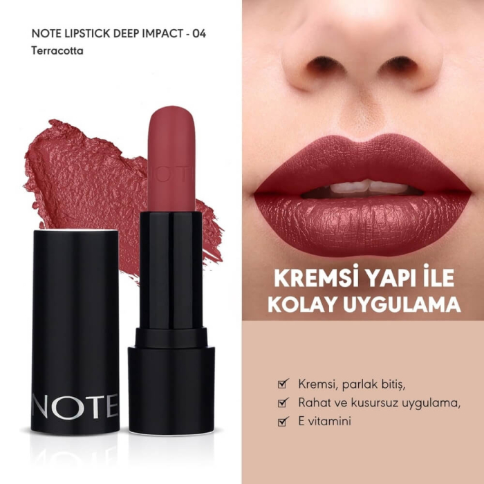 Note Deep Impact Lipstick 04 - 2