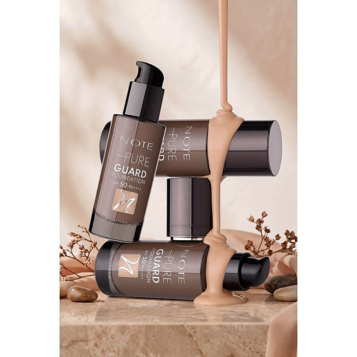Note Pure Guard SPF50 Yoğun Kapatıcı Saten Bitişli Fondöten 110 - 6