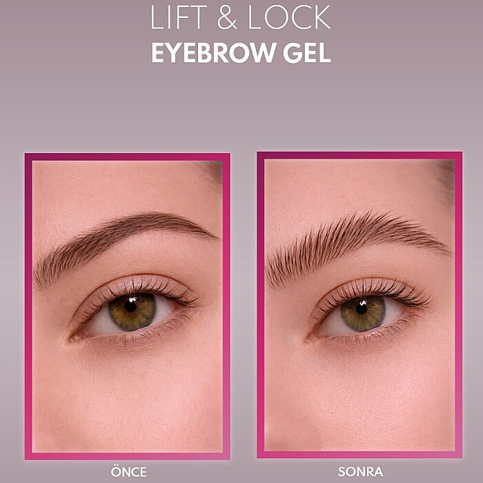 Note Lift & Lock Eyebrow Gel Şeffaf Kaş Sabitleyici Jel - 4
