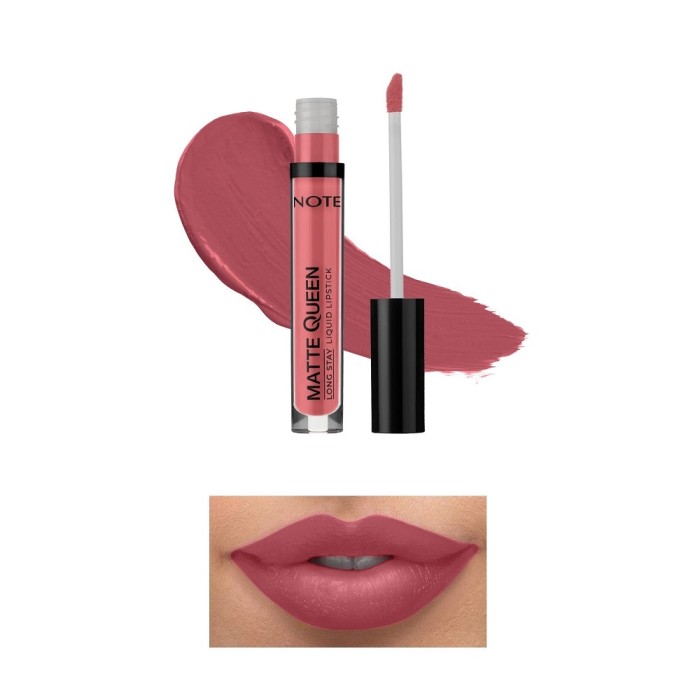 Note Matte Queen Lipstick Kalıcı Likit Ruj 07 Proud Pink
