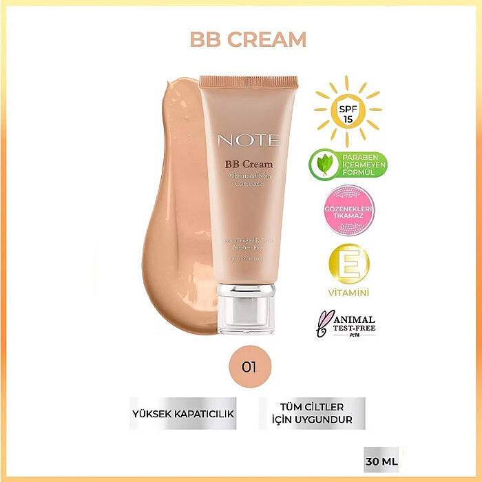 Note Moisturizer BB Cream 01 - 3