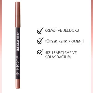 Note Silk Stay Lipliner 10 Chocolate Brown - 2