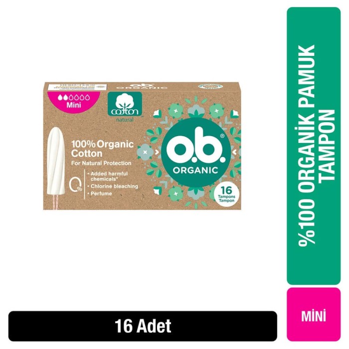 O.B. Tampon Organic 16'lı