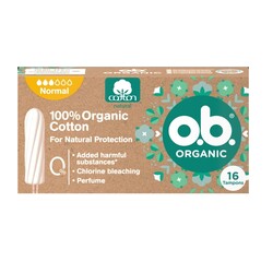 O.B. - O.B. Tampon Organic Normal 16'lı