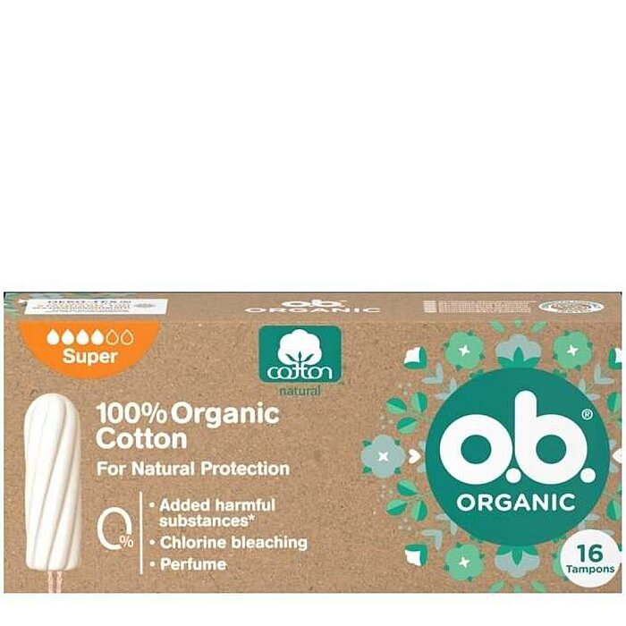 O.B. Tampon Organic Super 16'lı - 1
