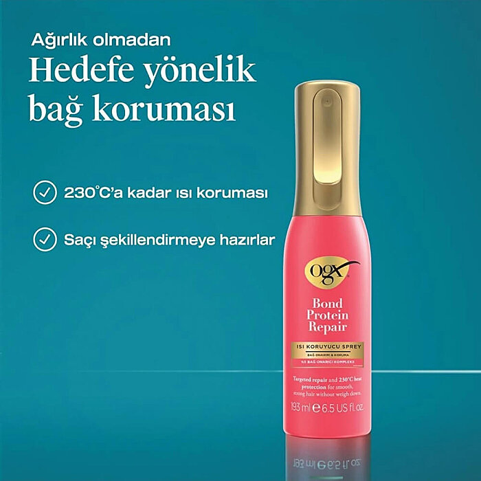 Ogx Bond Protein Repair Isı Koruyucu Sprey 193 Ml - 2