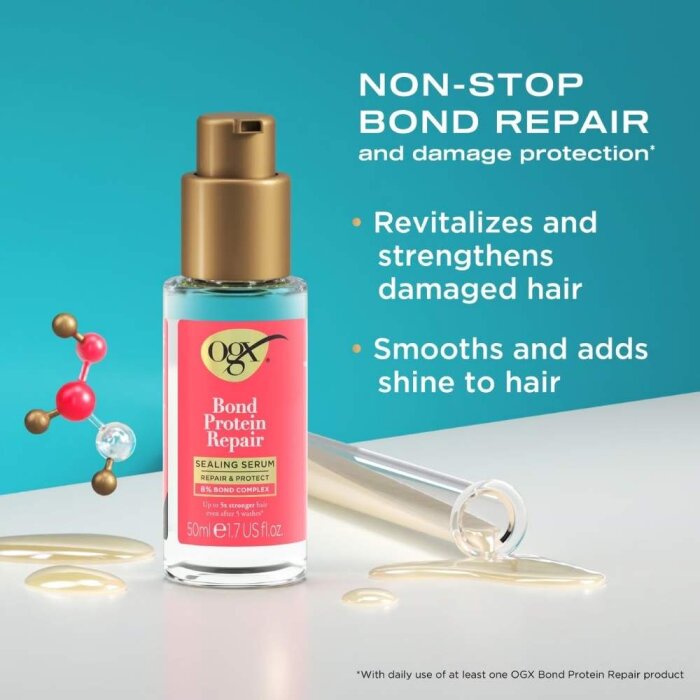 OGX Bond Protein Repair Saç Bakım Serumu 50 Ml - 2