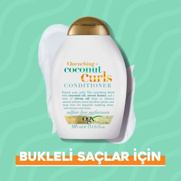 OGX Coconut Curls Saç Kremi 385 Ml - 4