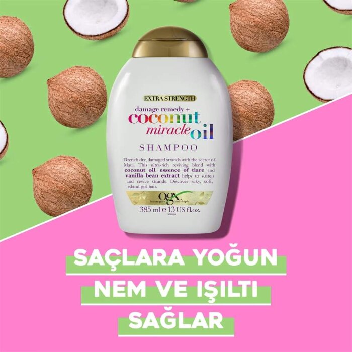 OGX Coconut Miracle Oil Şampuan 385 Ml - 5
