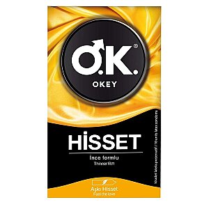 Okey Hisset İnce Formlu Prezervatif 10'lu - Okey