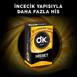 Okey Hisset Prezervatif Ekonomik 20'li - 2