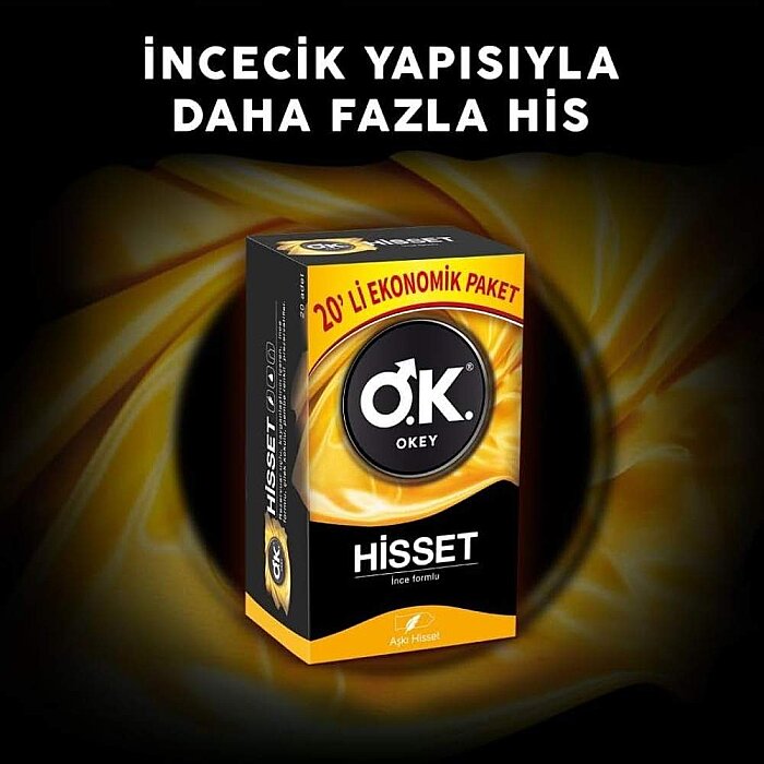 Okey Hisset Prezervatif Ekonomik 20'li - 2