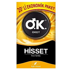 Okey Hisset Prezervatif Ekonomik 20'li - Okey
