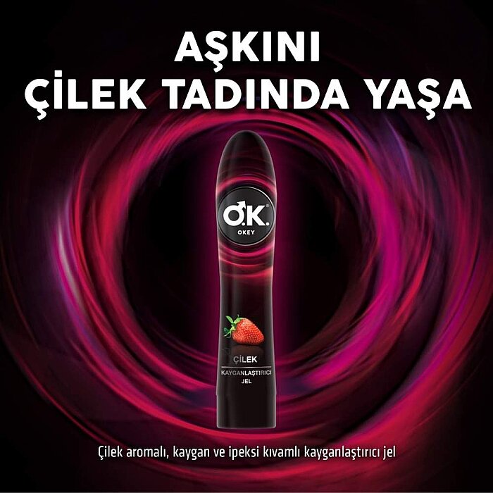 Okey Kayganlaştırıcı Jel Çilekli 100 Ml - 2