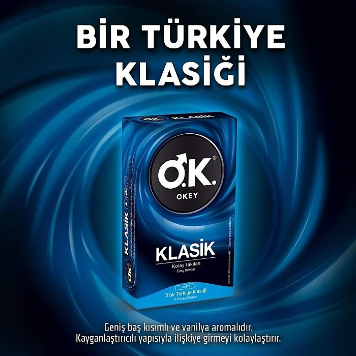 Okey Klasik Prezervatif 10'lu - 2